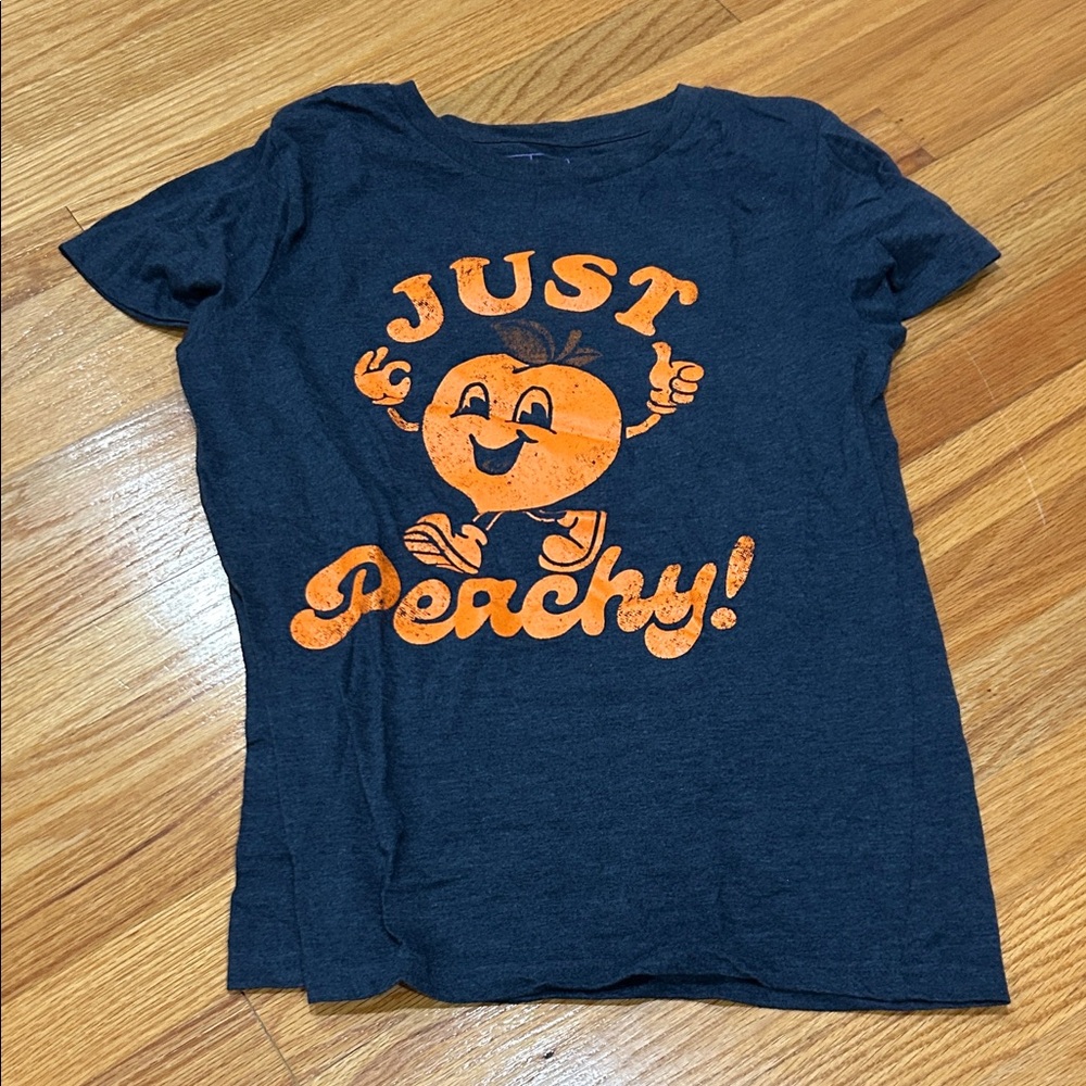 Just Peachy Kids Navy T-Shirt